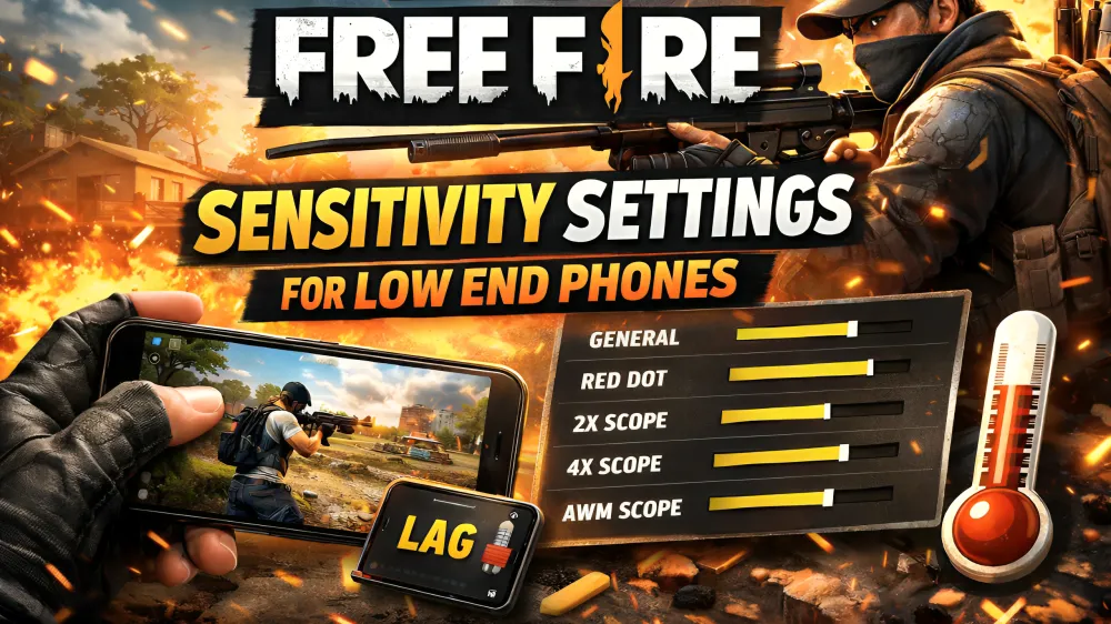 Best Free Fire Sensitivity Settings for Low End Phones