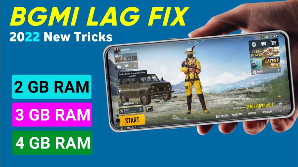 How to fix lag in BGMI for 2GB RAM & 3GB RAM