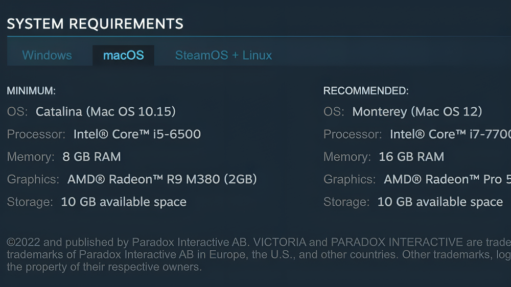 Access Requirements for Trial Builds